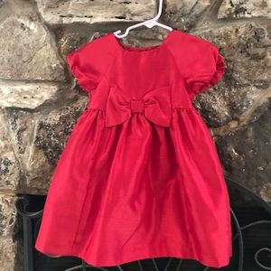 Girls holiday red dress, 3T